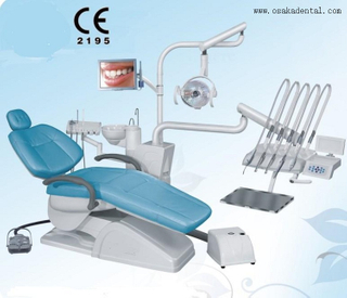 Unidad de silla dental integral controlada con luz LED