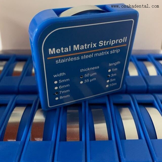 Matriz de acero inoxidable de metal ortodóntico dental Striproll