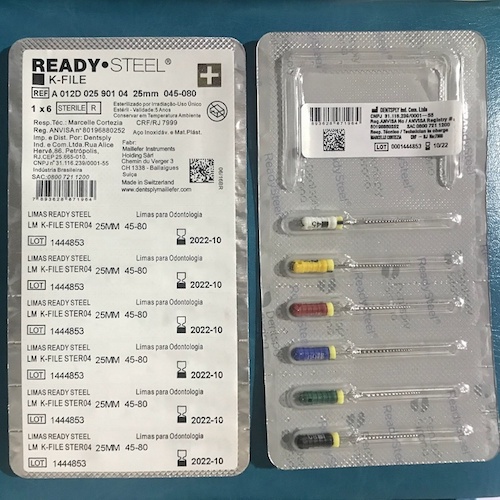 ¿Cuáles son los estándares de venta de la lima endodóntica?