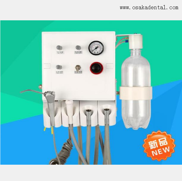 Turbina de aire portátil con pieza de mano dental ligera