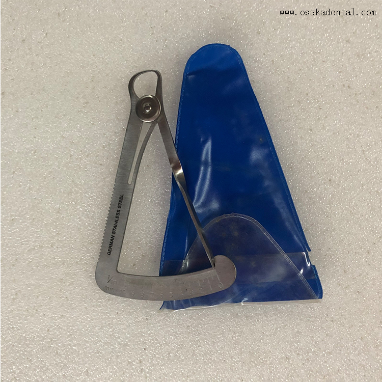 Instrumento dental medidor dental para laboratorio