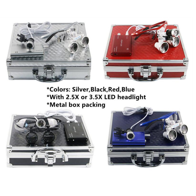 Lupas dentales con faro led (2)