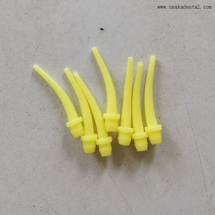 Puntas intraorales amarillas desechables dentales
