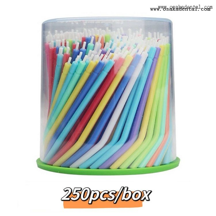 Paquete colorido HC-SS06 de la botella de las puntas de la jeringuilla del material disponible dental