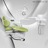 Sillón dental de cuero suave con visor de rayos X grande/sillón dental de alta calidad 