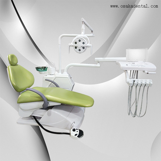 Sillón dental de cuero suave con visor de rayos X grande/sillón dental de alta calidad 