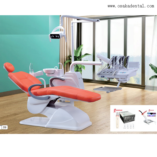 Sillón dental de alta calidad con cuero suave y base de buena calidad