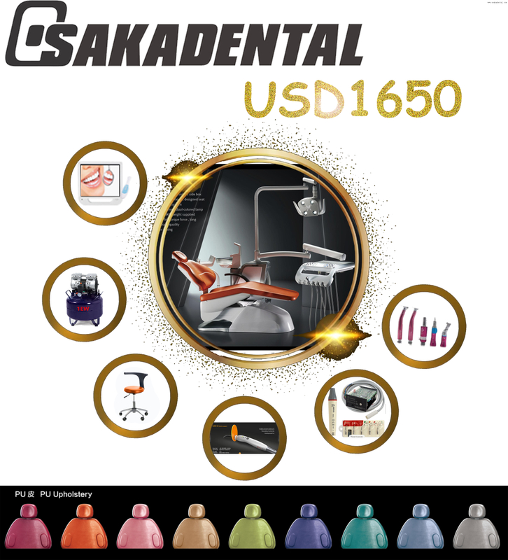Unidad dental de lujo de calidad estable con opción estándar para uso en clínica dental