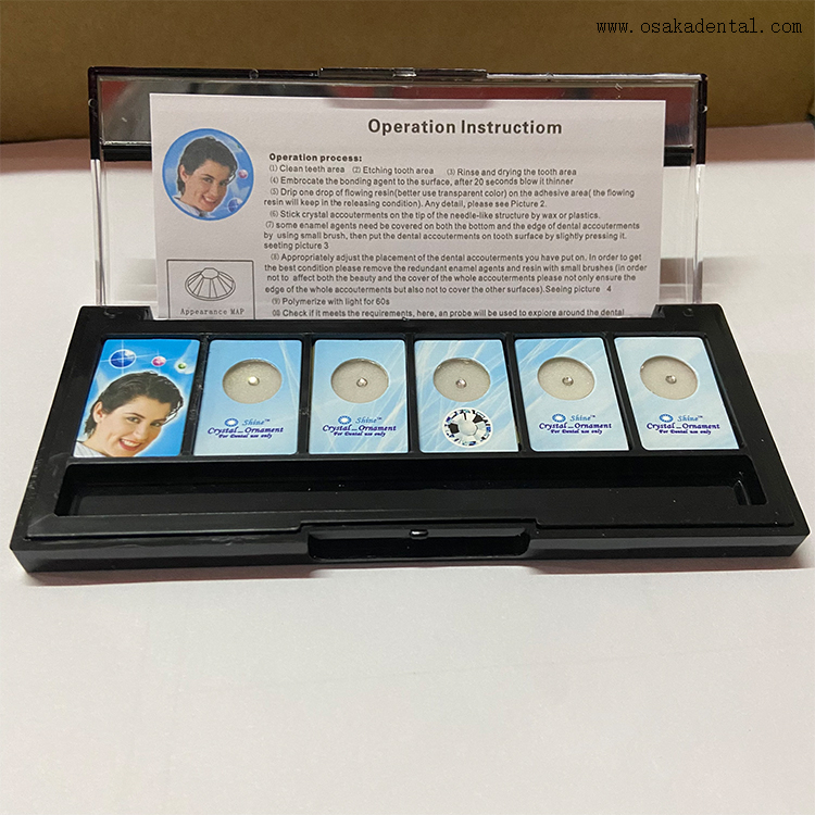 Accesorios dentales Gemas para dientes de cristal o diamante