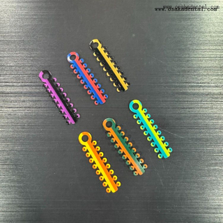 Ligadura de ortodoncia dental de doble color OSA-F729-S1-D