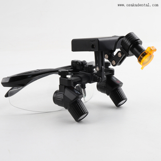 Lupas dentales Juego de luces con lentes de aumento para esquinas dentales