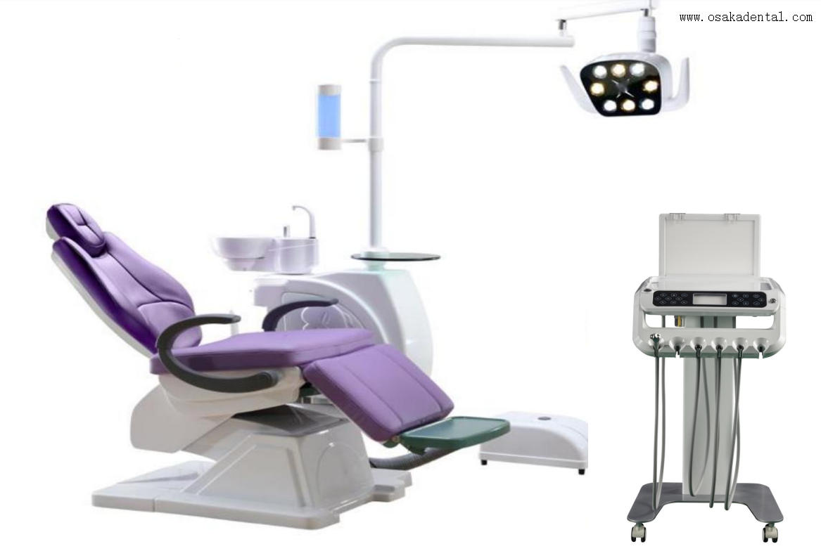 Sillón dental con elevación eléctrica silenciosa para clínica dental
