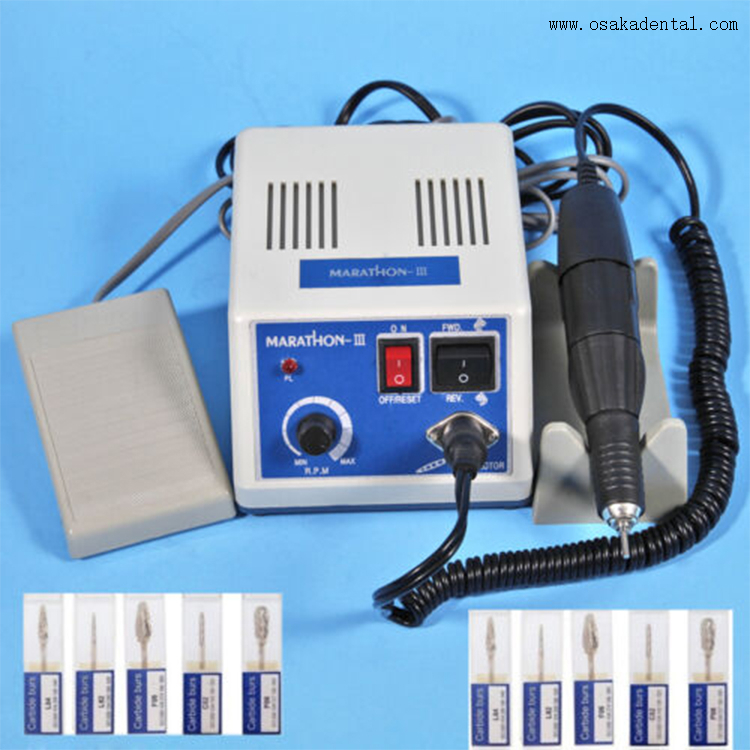 Equipos dentales Micromotor dental con pieza de mano para uso en laboratorio