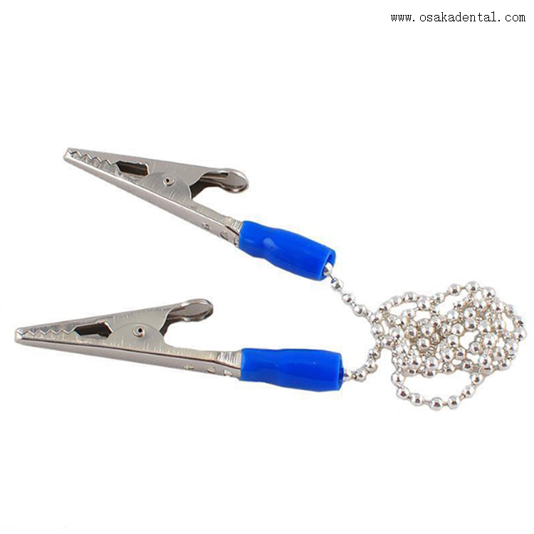 Porta baberos dentales con clip de plástico o metal