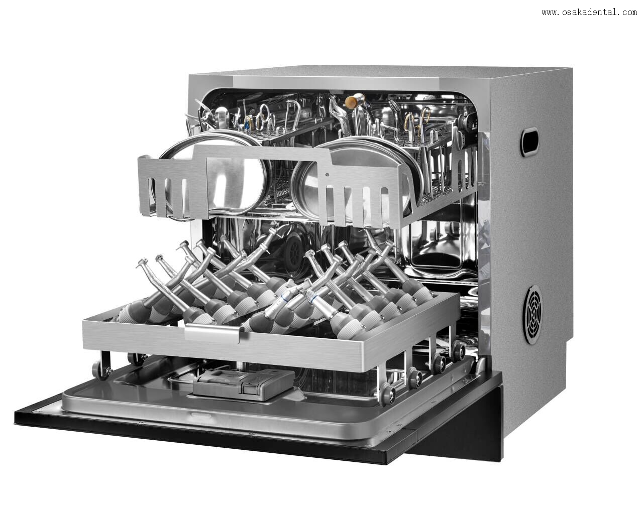 Lavadora Dental con impresora y máquina de limpieza Dental con impresora para productos dentales de pieza de mano