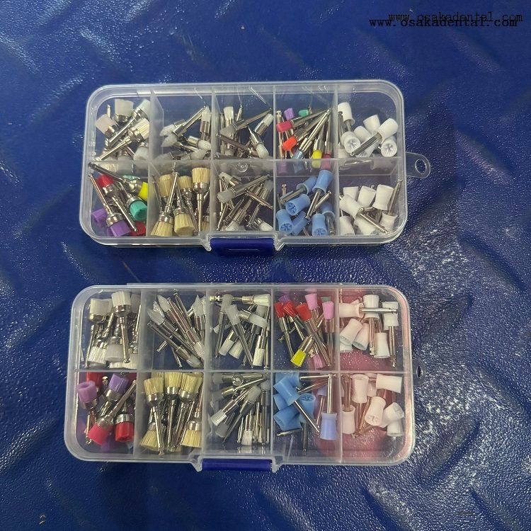 Juego de cepillos para profilaxis dental, surtido de 100 unidades/caja PB-Set2