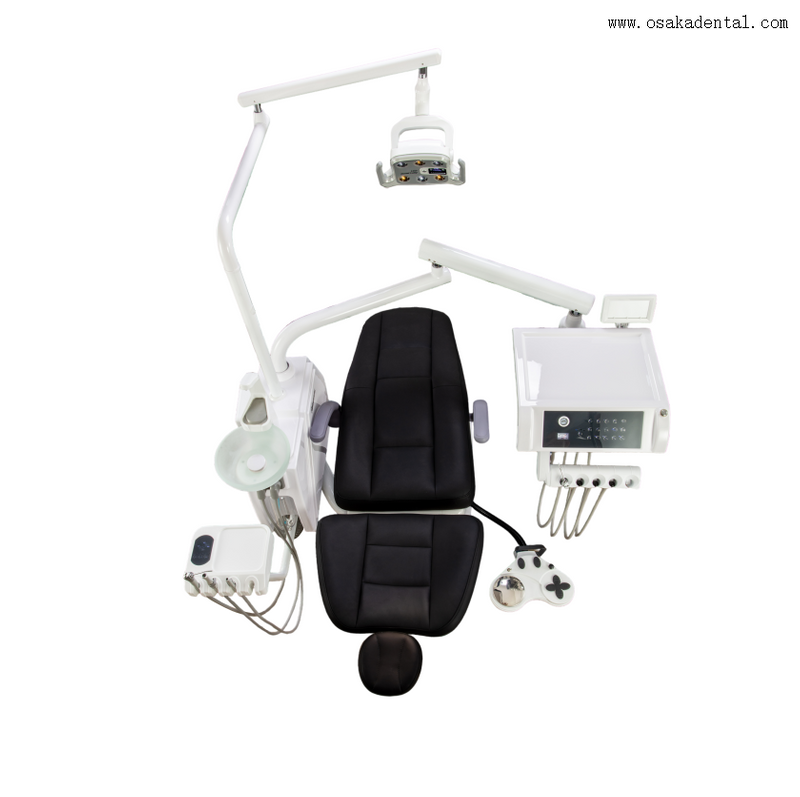 Unidad dental de lujo con sistema de control de pedal multifunción 