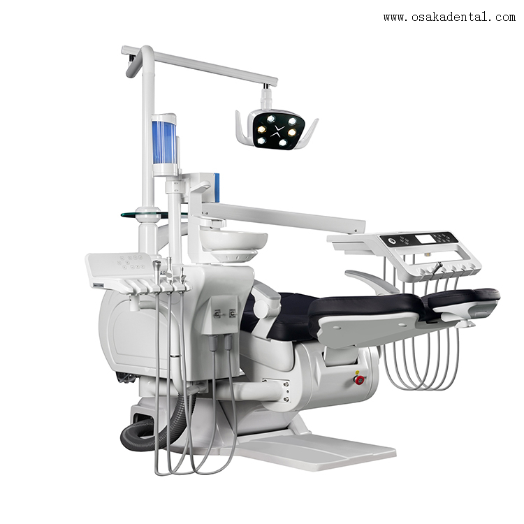 Unidad de sillón dental con interruptor de pedal multifunción