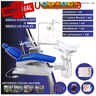 Unidad dental barata para uso clínico Sillón dental barato con opción completa para uso en clínica dental