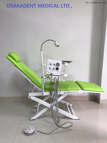 Sillón dental plegable: ligero, duradero y listo para la clínica