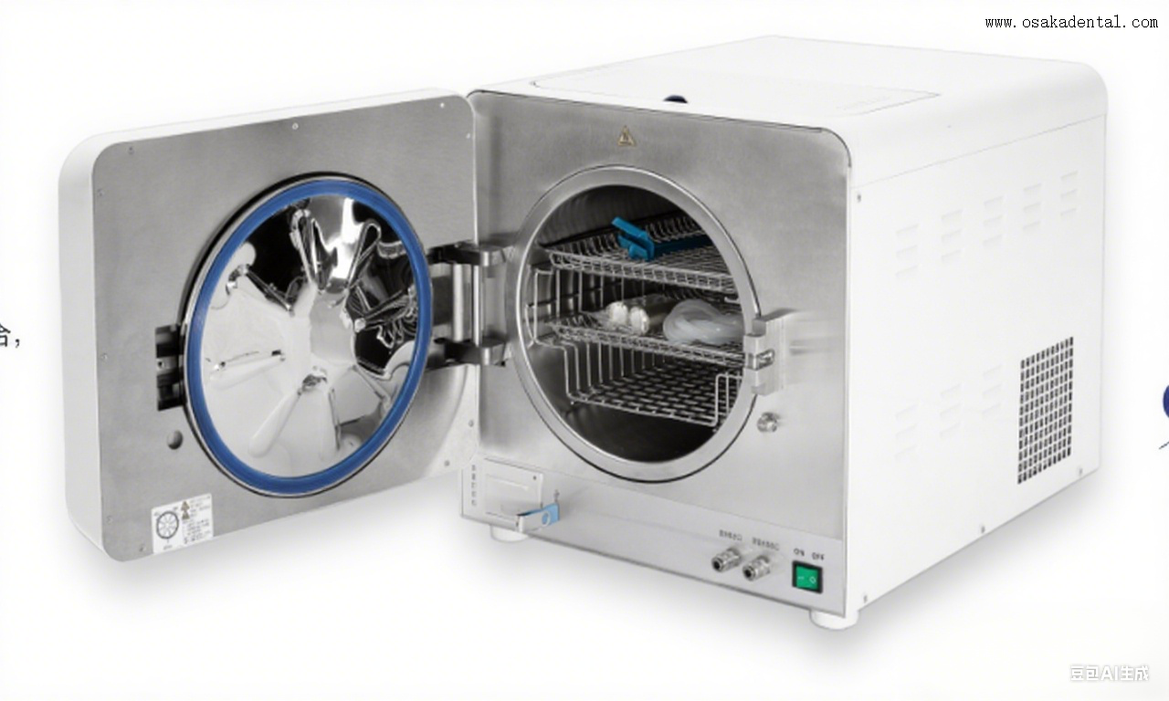 Tanque de agua con apertura Clase B europea, autoclave dental de 29L con pantalla Digital para unidad dental con bomba de vacío Thomas