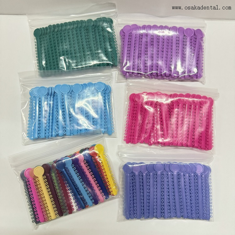 Ligadura de ortodoncia Dental Material sin látex 40 unids/bolsa OSA-F729-S1