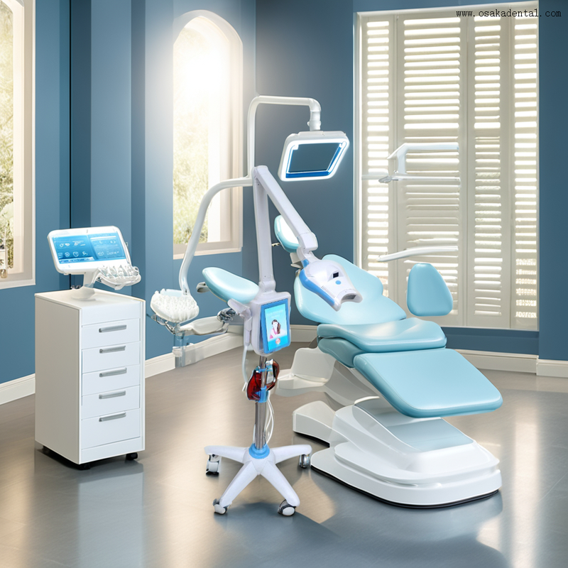 Dispositivo de blanqueamiento dental avanzado para limpieza y brillo dental profesionales en entornos clínicos modernos