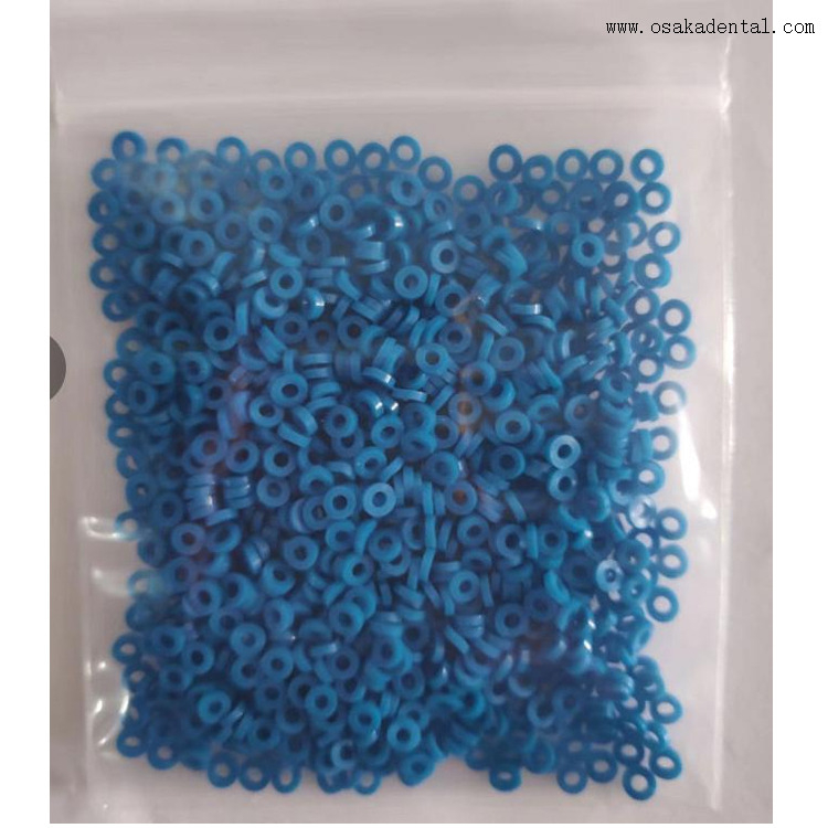 Ortodoncia Separadores Dientes Elásticos Posterior Azul Grande