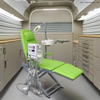 sillón dental plegable portátil con diseño compacto y móvil