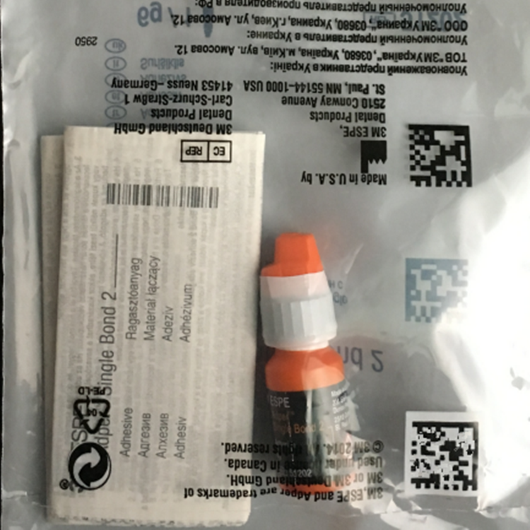 Un enlace de material dental