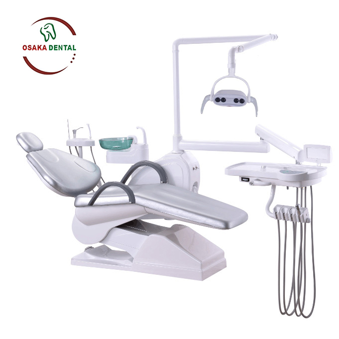 Unidad dental de tipo económico con sillón dental y luz LED