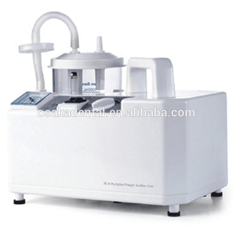 Una unidad dental portátil de succión de flema