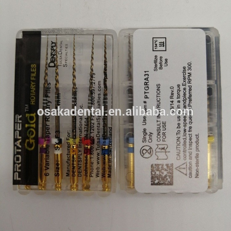 Osaka / DSB Box Packing Protaper Gold Rotary Files