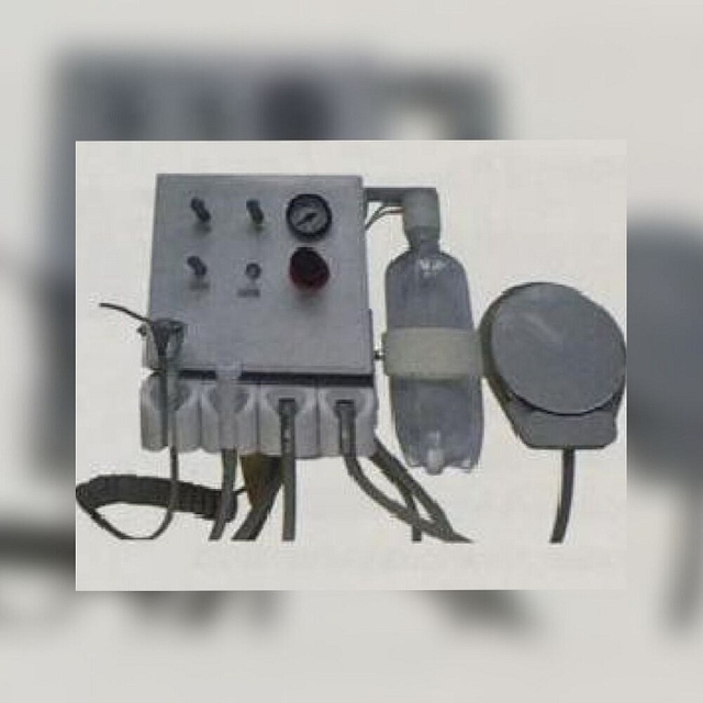 Unidad dental portátil dental turbina colgante larga A 2/4 agujeros