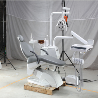 Unidad dental / sillón dental de alta calidad con 6 lámparas LED y 3 memorias