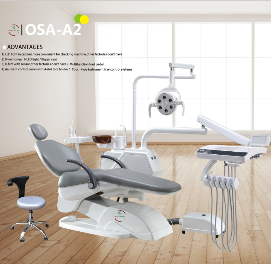 Unidad dental inteligente de nuevo diseño de alta calidad con 9 memorias OSA-A2