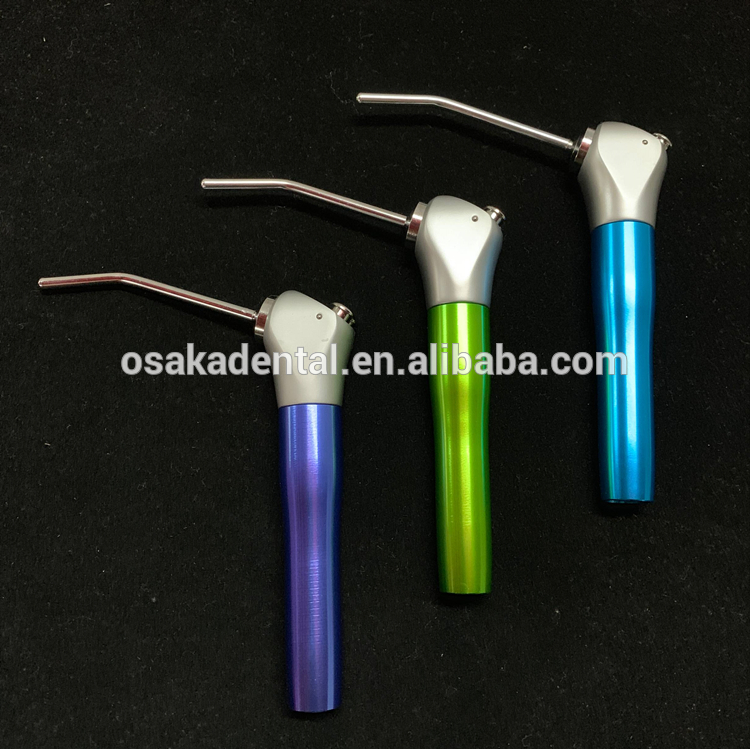 Color Jeringa de tres vías Silla dental Pieza de repuesto Agua Mango de aire