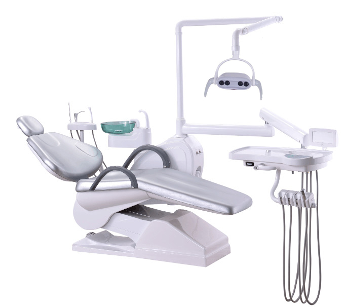 Silla dental con máquina de sistema quirúrgico láser de alta tecnología que tiene la función de blanqueamiento y la función quirúrgica de corte