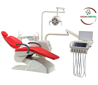 Silla dental nueva unidad dental OSA-A3 con 9 recuerdos y visor de películas X panorama