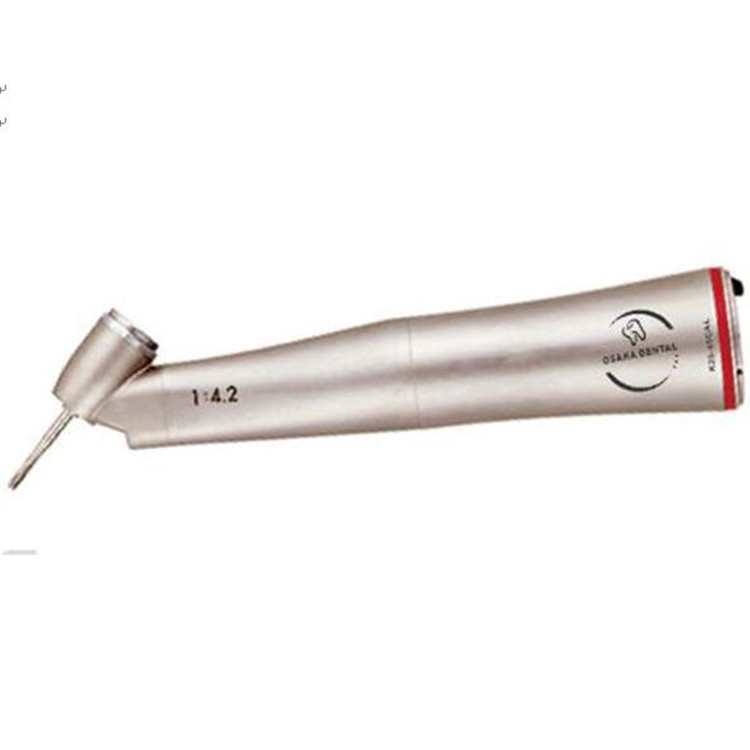 Alta calidad 45 grados contra ángulo 1: 4.2 Pieza de mano con luz de fibra óptica para motor eléctrico