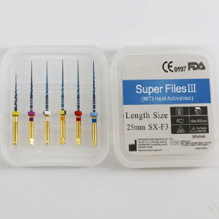 Una marca Osakadental Dental Blue Niti Activación Protaper Super Files