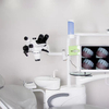 Microscopio dental con cámara que se puede instalar en la unidad dental