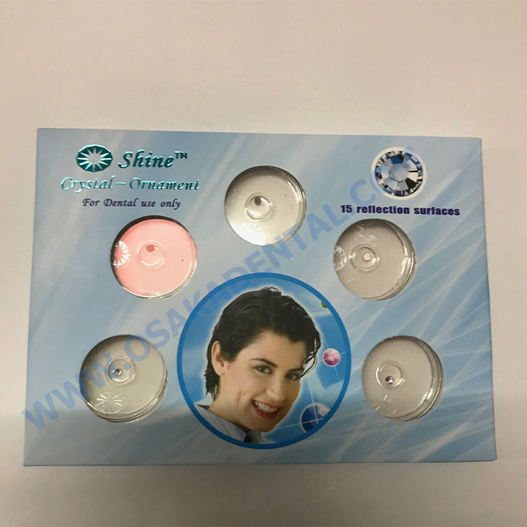 Decoración dental de los dientes de cristal de cristal dental decoraciones de los dientes