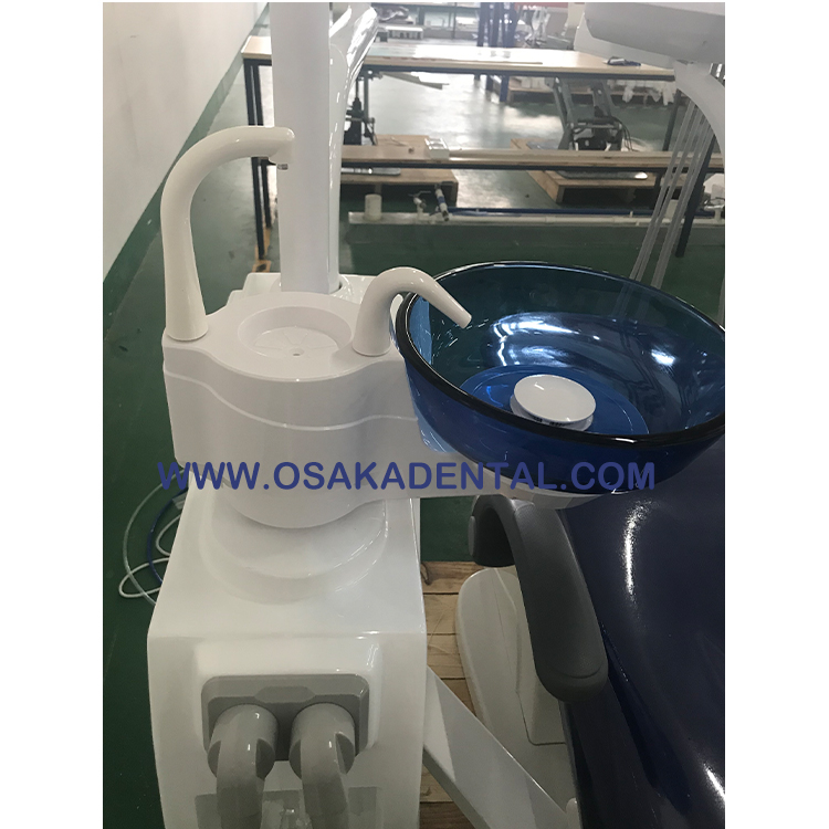 Sillón dental de alta calidad con bandeja de herramientas multifuncional con pieza de mano / instrumento dental /