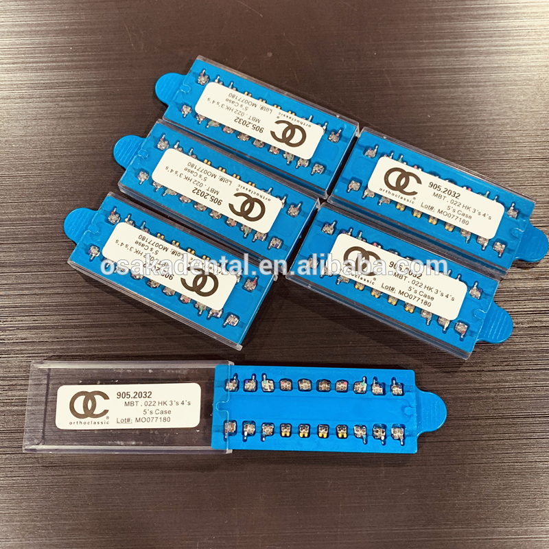 Soporte de metal Blue Roth MBT OC 2019 en caja de embalaje para uso de ortodoncia