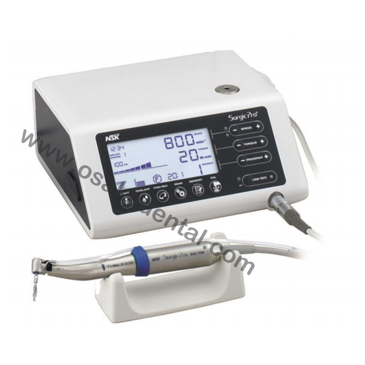 Máquina quirúrgica para implantes dentales SURGIC PRO con 2 piezas 20: 1 contra ángulo