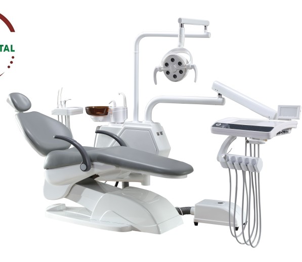 Nuevo diseño de la unidad dental del sillón dental con 6 lámparas LED y sensor X-Film