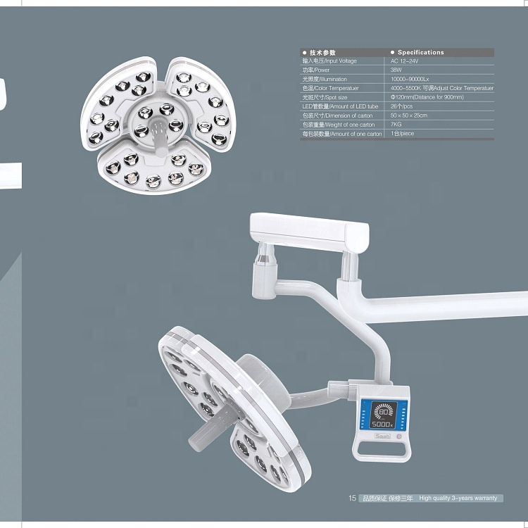 Nueva lámpara dental LED para plantar 26 bombillas LED instaladas en la silla