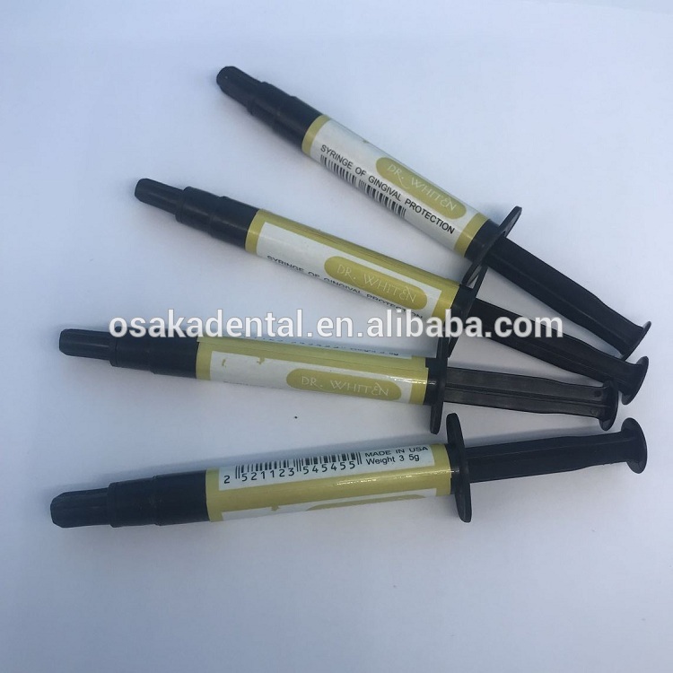 Jeringa de blanqueamiento dental de protección gingival